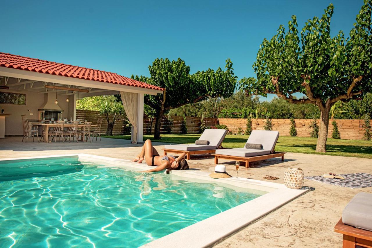 Aigli Villa Agios Kirikos  Luaran gambar