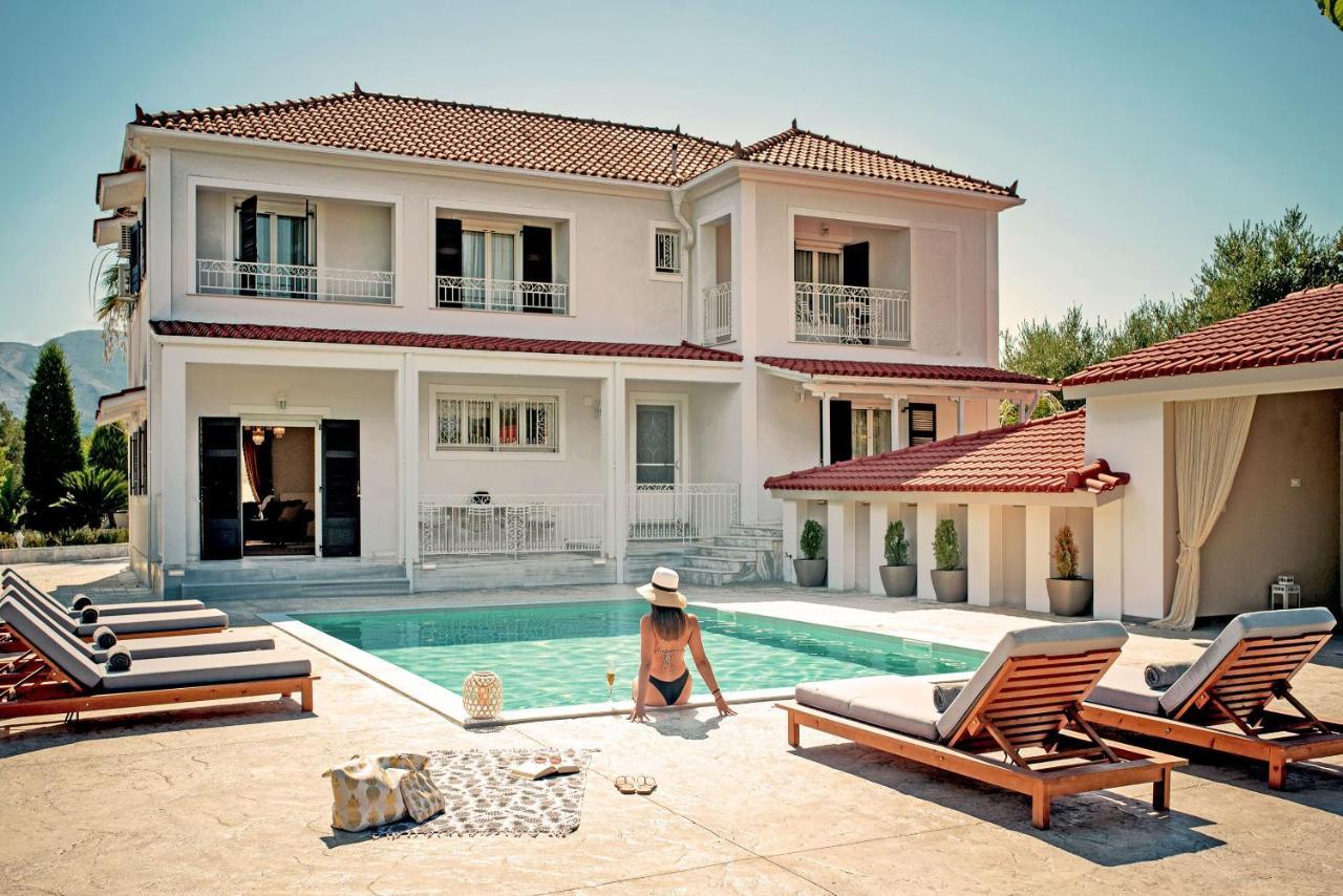 Aigli Villa Agios Kirikos  Luaran gambar