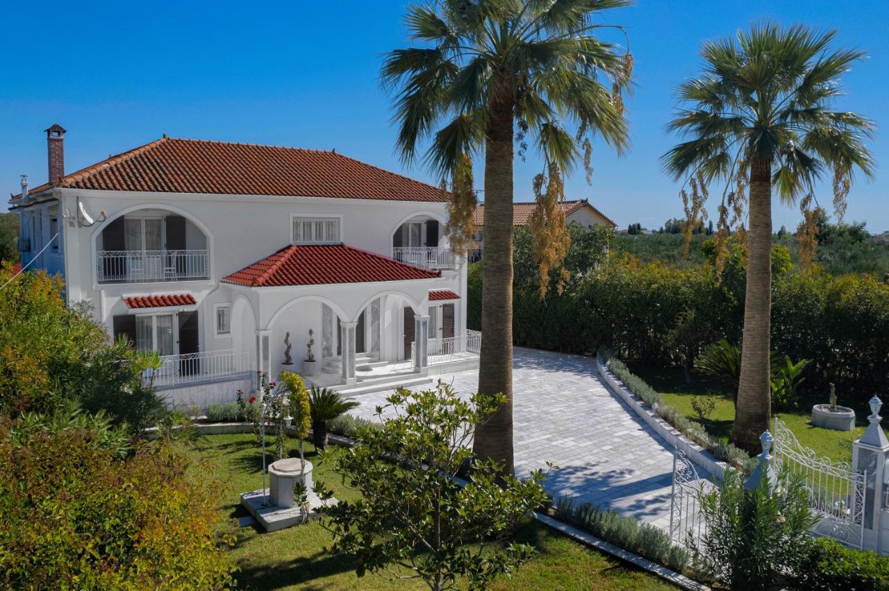 Aigli Villa Agios Kirikos  Luaran gambar
