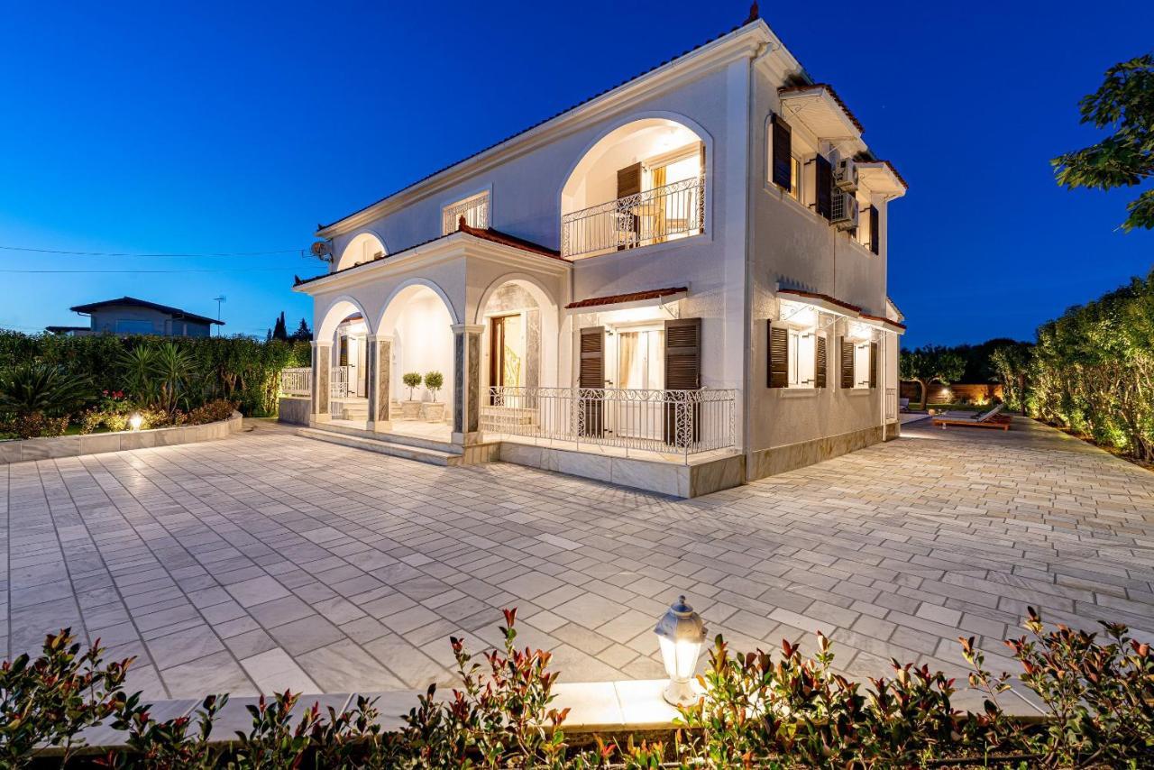 Aigli Villa Agios Kirikos  Luaran gambar